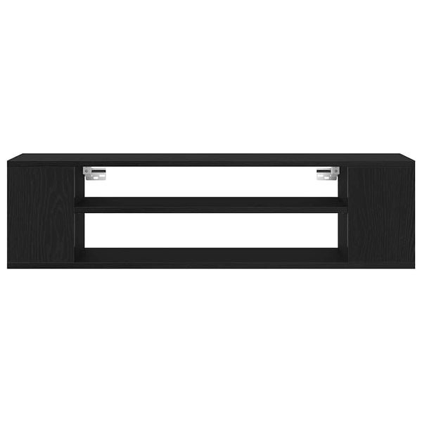 TV-Schrank Schwarz Eichen-Optik 100 cm