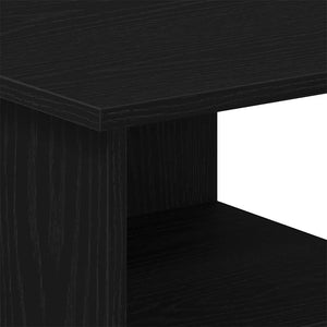 Schwarzer Seitenschrank Eichen-Optik 35x35x55 cm