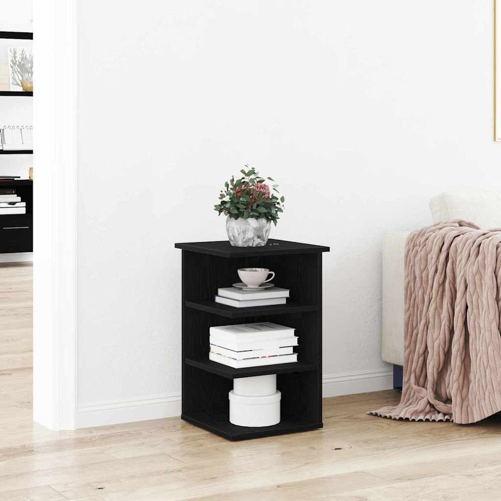 vidaXL Side Cabinet Black Oak Look 35 x 35 x 55 cm