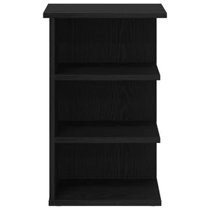 Schwarzer Seitenschrank Eichen-Optik 35x35x55 cm
