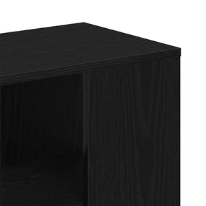 Schwarzes Sideboard Eichenoptik 60cm