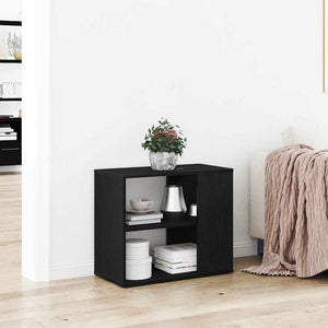 Schwarzes Sideboard Eichenoptik 60cm