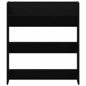 Schuhschrank Schwarz Eichenoptik 80cm
