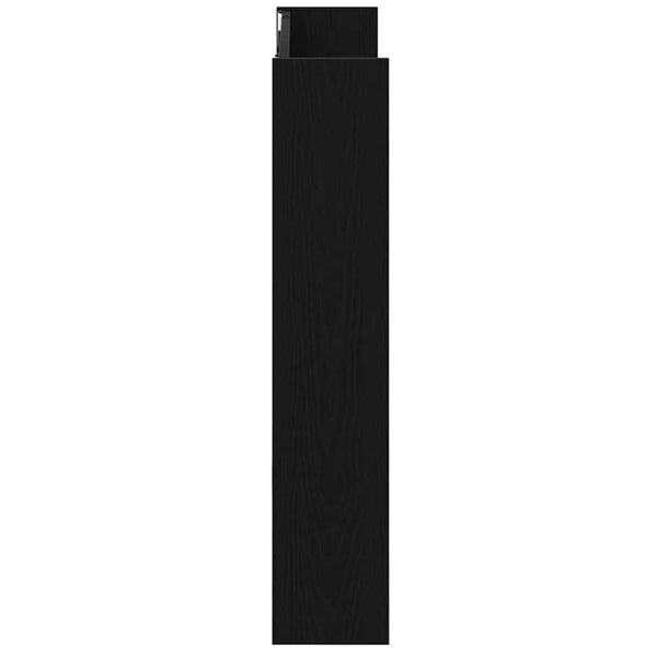 Schuhschrank Schwarz Eichenoptik 80cm