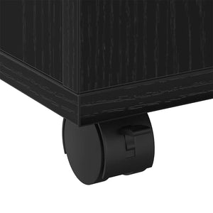 Couchtisch Schwarz Eichenoptik 60x60 cm