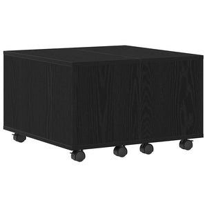 Couchtisch Schwarz Eichenoptik 60x60 cm