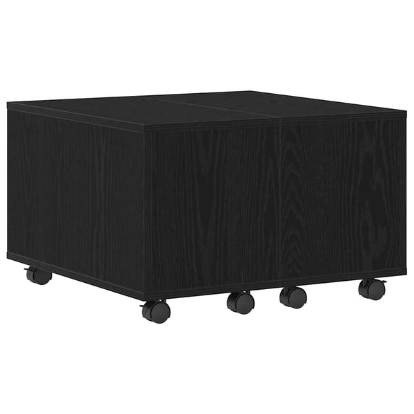 Couchtisch Schwarz Eichenoptik 60x60 cm