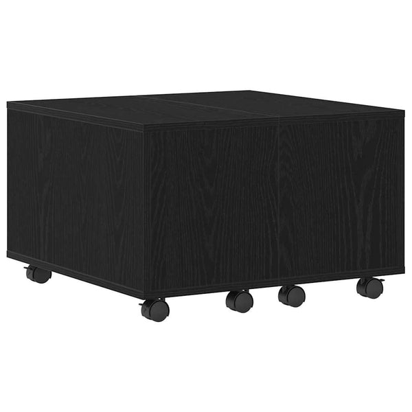 Couchtisch Schwarz Eichenoptik 60x60 cm