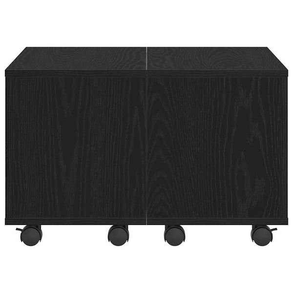 Couchtisch Schwarz Eichenoptik 60x60 cm