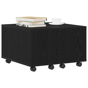 Couchtisch Schwarz Eichenoptik 60x60 cm
