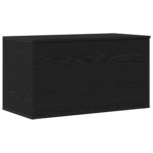 Aufbewahrungsbox Schwarz Eichenoptik 84 cm