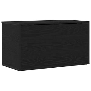 Aufbewahrungsbox Schwarz Eichenoptik 84 cm