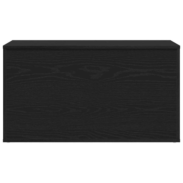 Aufbewahrungsbox Schwarz Eichenoptik 84 cm