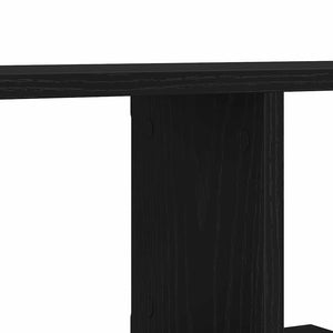 Wandmontiertes TV Regal, Schwarz Eiche, 125cm