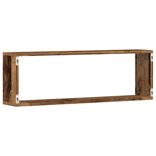 Wandregale 2er Set Altholz 80cm