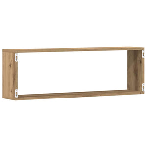 Wandregale Eiche 4er Set 80cm