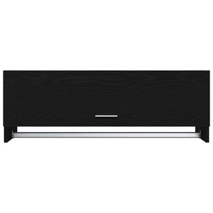 Kleiderschrank Schwarz Eichenoptik 100 cm