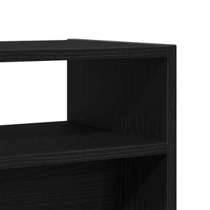Konsolentisch Schwarz Eichenoptik 78cm