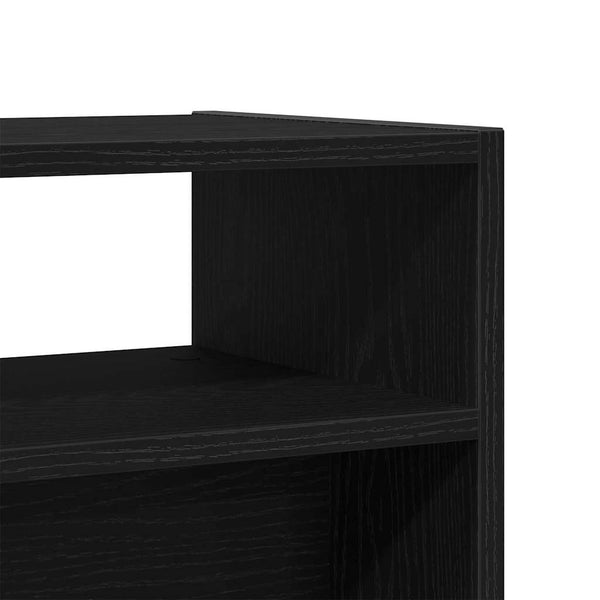 Konsolentisch Schwarz Eichenoptik 78cm