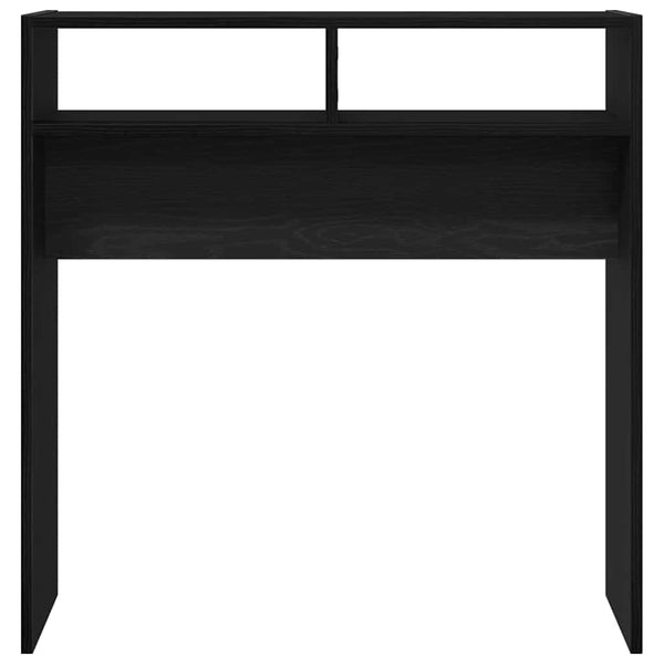Konsolentisch Schwarz Eichenoptik 78cm