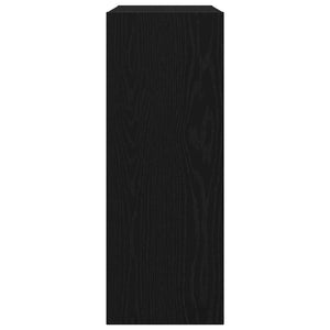 Konsolentisch Schwarz Eichenoptik 78cm