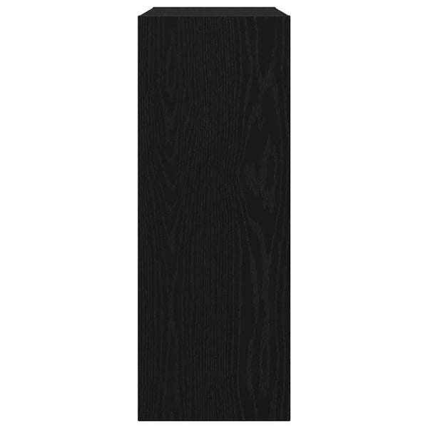 Konsolentisch Schwarz Eichenoptik 78cm