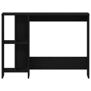Schreibtisch mit Regal, Schwarz Eiche