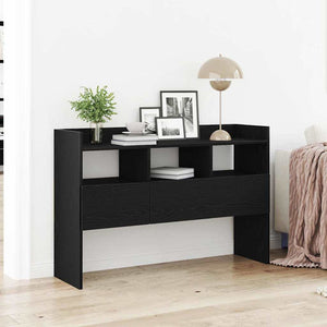 Schwarzes Sideboard Eichen-Optik 105 cm