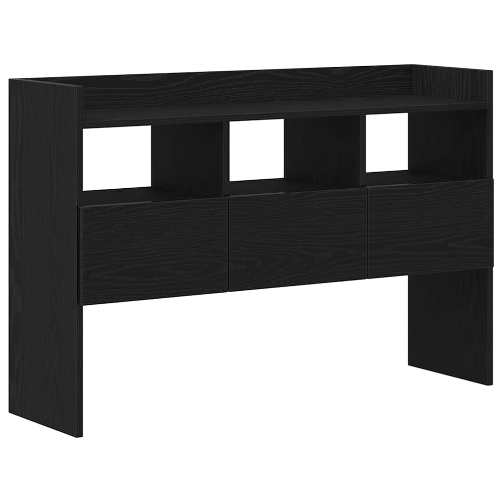 vidaXL Sideboard Black Oak Look 105 x 30 x 70 cm Engineered Wood
