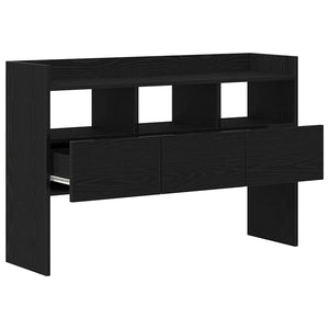 Schwarzes Sideboard Eichen-Optik 105 cm