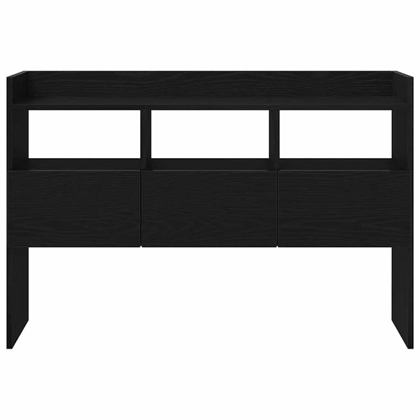 Schwarzes Sideboard Eichen-Optik 105 cm