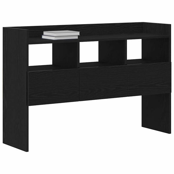 Schwarzes Sideboard Eichen-Optik 105 cm
