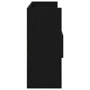 Schwarzes Sideboard Eichen-Optik 105 cm