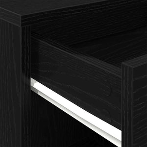Rollschrank Schwarz Eichenoptik 45x38x54cm