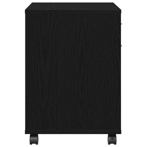 Rollschrank Schwarz Eichenoptik 45x38x54cm