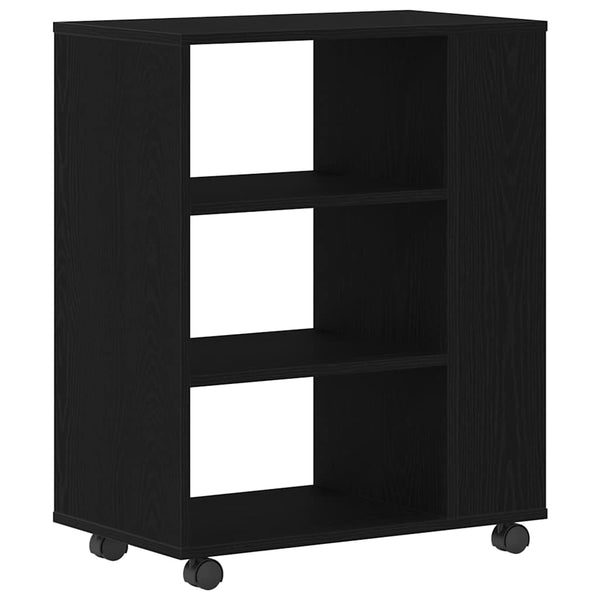 Aufbewahrungsschrank Schwarz Eichen-Optik 60x35x75cm