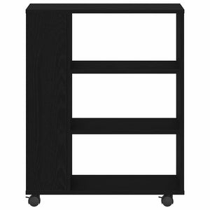 Aufbewahrungsschrank Schwarz Eichen-Optik 60x35x75cm