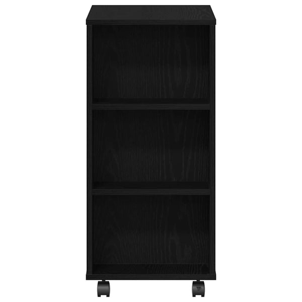 Aufbewahrungsschrank Schwarz Eichen-Optik 60x35x75cm