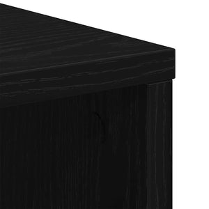 Aufbewahrungsschrank, Schwarz Eichen-Optik, 60 cm