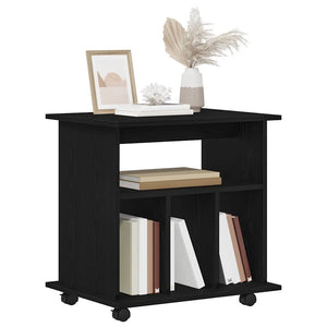 Rollschrank Schwarz Eichenoptik 60x45x55cm