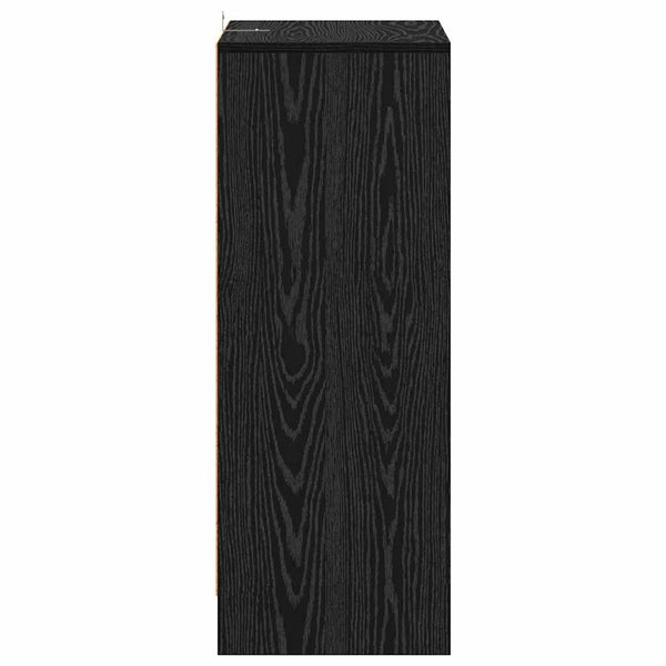 Schuhschrank Schwarz Eichen-Optik