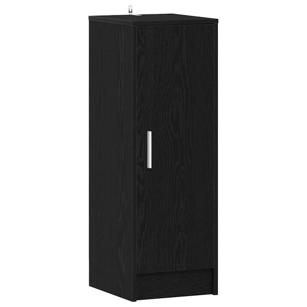 Schuhschrank Schwarz Eichen-Optik
