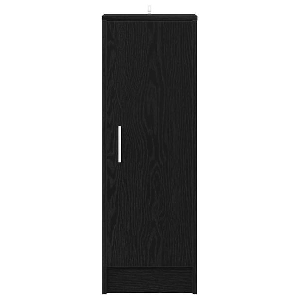 Schuhschrank Schwarz Eichen-Optik