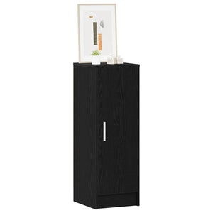 Schuhschrank Schwarz Eichen-Optik