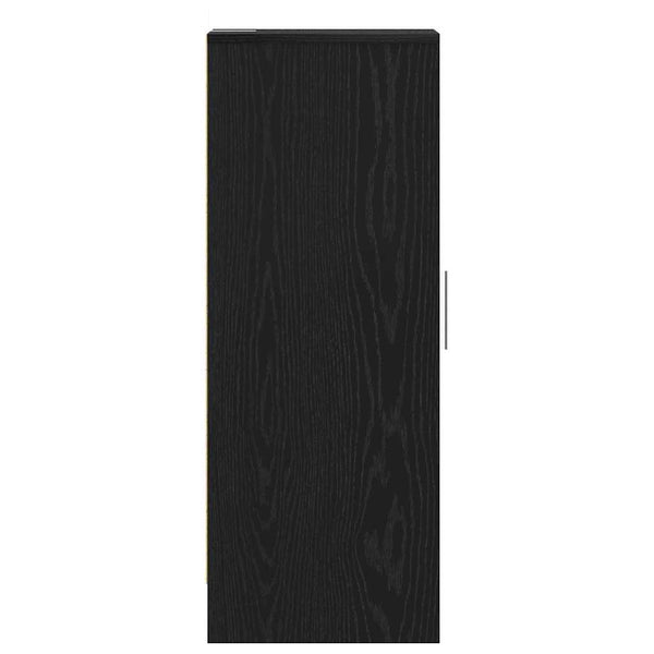 Schuhschrank Schwarz Eichen-Optik
