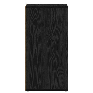Schuhschrank Schwarz Eichenoptik