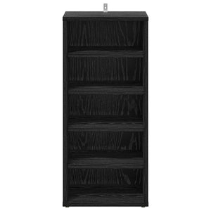 Schuhschrank 2er Set Schwarz Eiche
