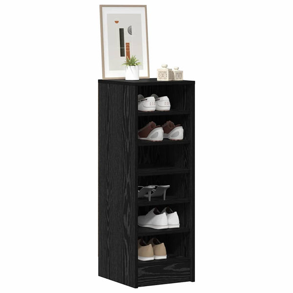 Schuhschrank Schwarz Eiche 90cm