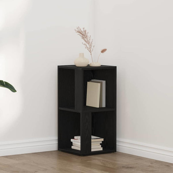 Eckregal Schwarz Eiche 67cm