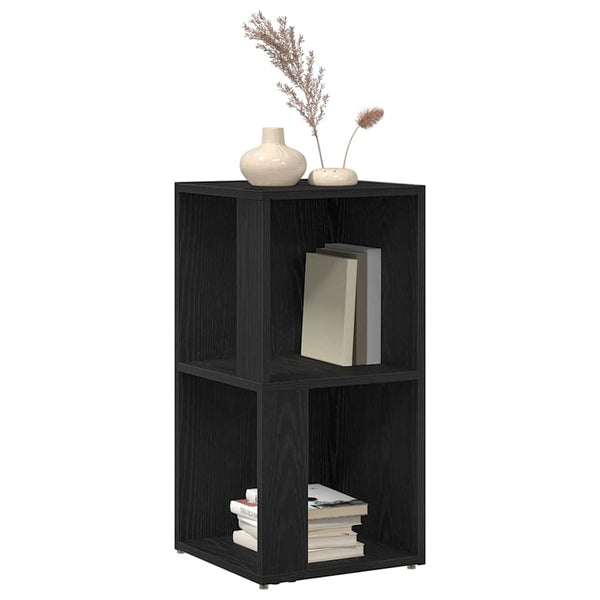 Eckregal Schwarz Eiche 67cm